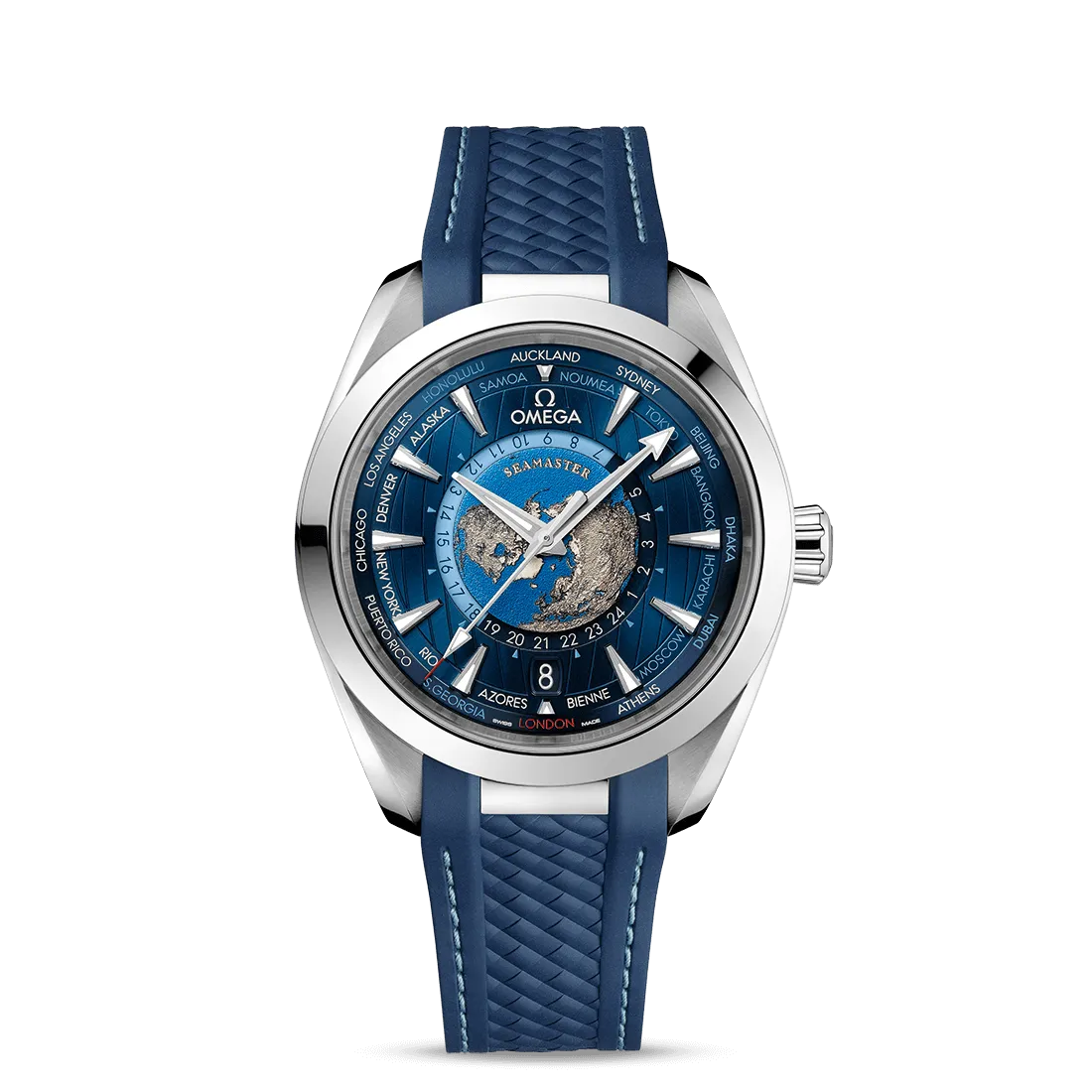 Seamaster Aqua Terra 150M Co-Axial Master Chronometer GMT Worldtimer 43 MM