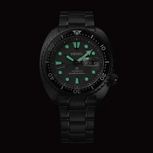 Seiko Prospex Black Series Night Vision Turtle Diver’s Black Dial 45mm Men SRPK43K1