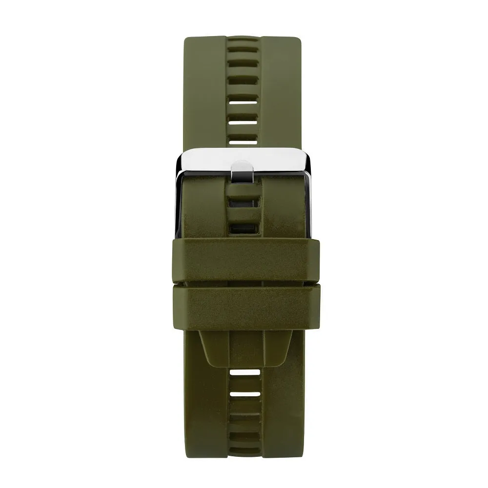Sekonda Active Smart Watch Black Case Green Silicone Strap 1993