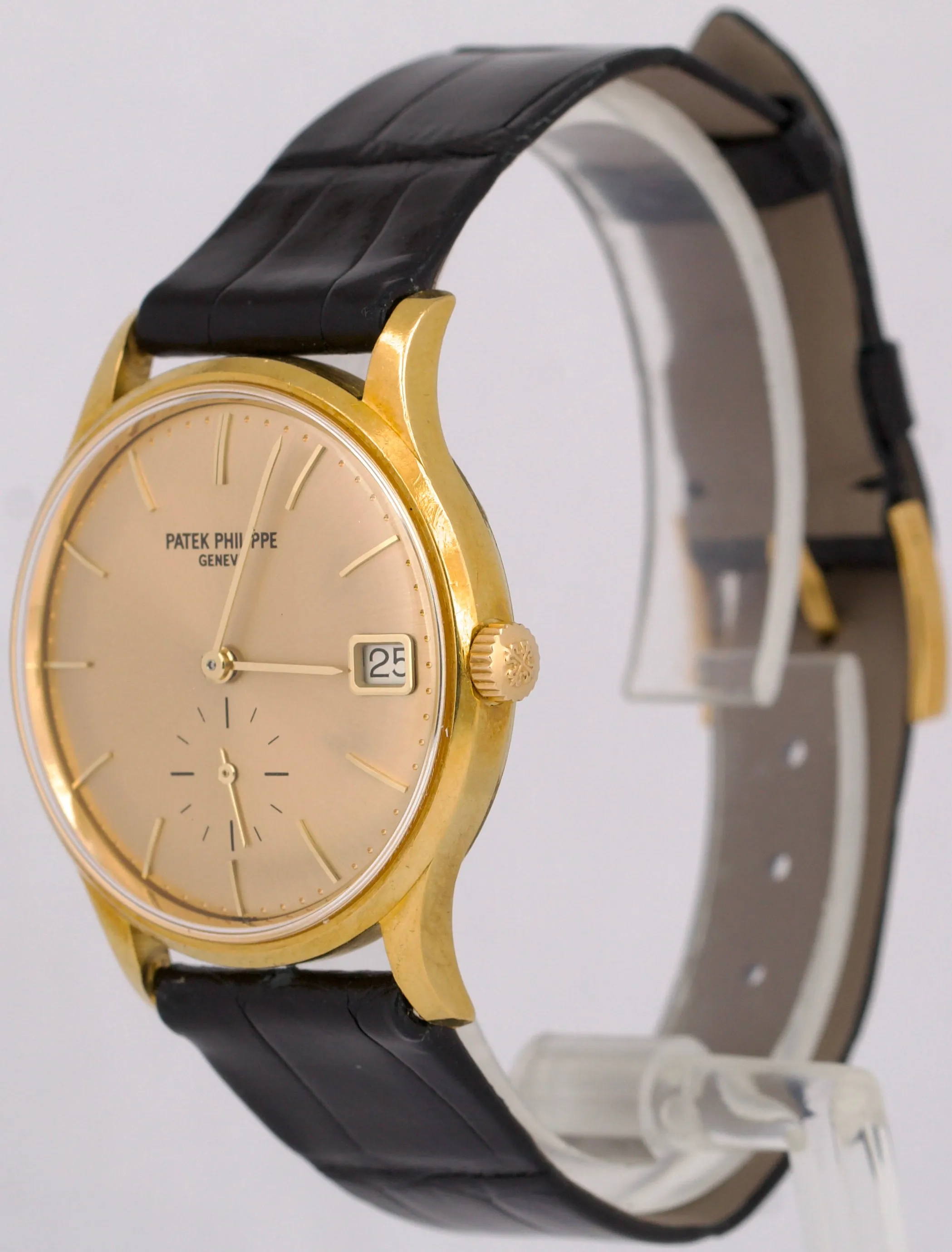 SERVICED Patek Philippe Calatrava 18K Yellow Gold 33.5mm Automatic 3514 Watch