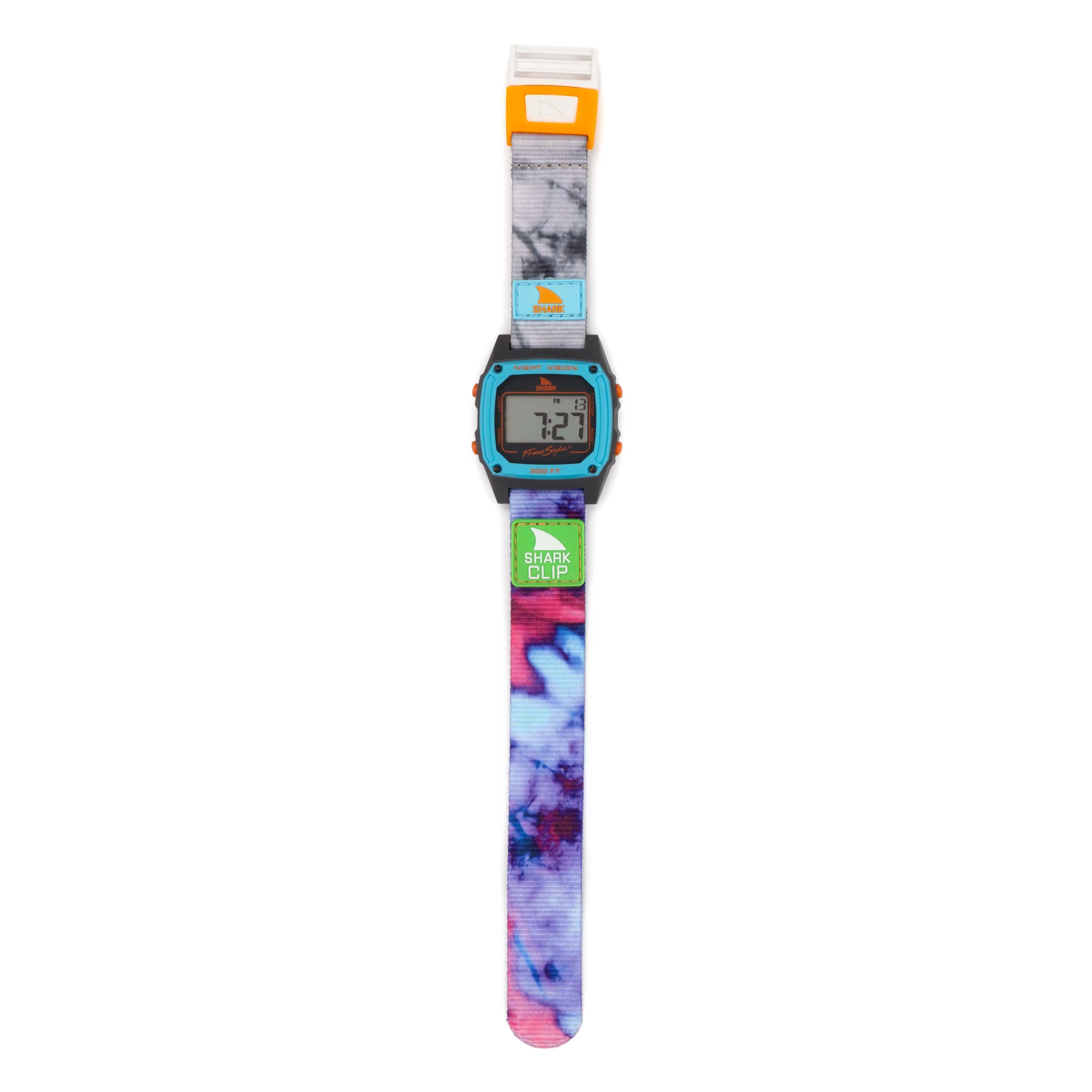 SHARK CLASSIC CLIP TIE DYE MAGENTA BLUE