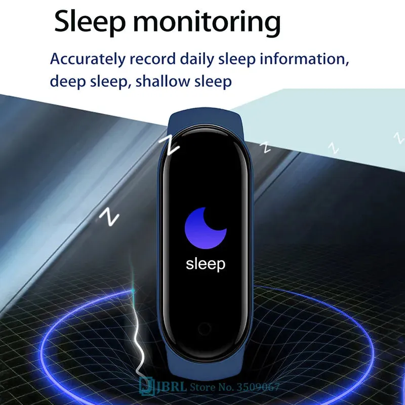 Smart Watch Band7 2023 New Sports Digial Smart Fitness Bracelet Clock Dynamic Color Display Screen Heart Rate For Android Xiaomi