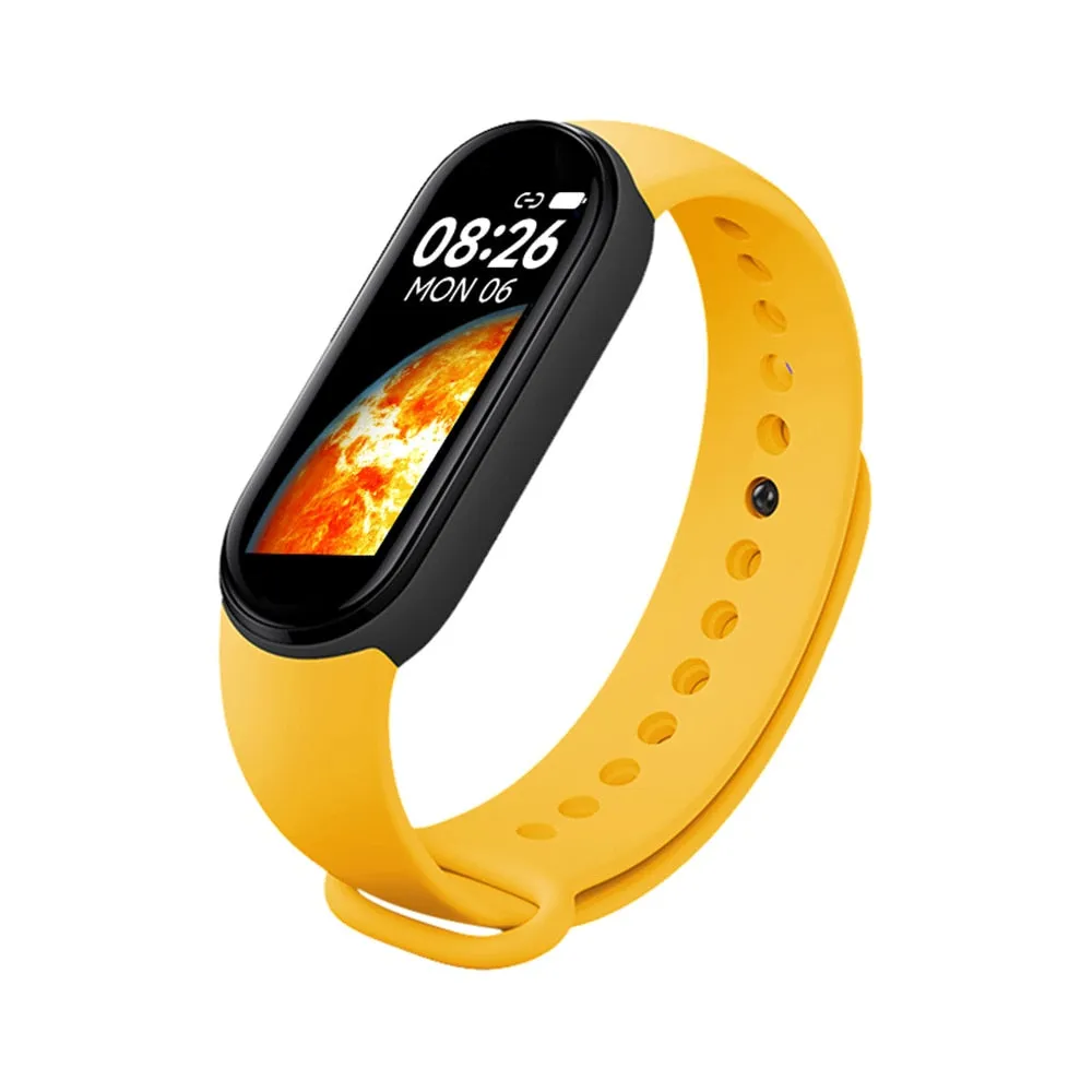 Smart Watch Band7 2023 New Sports Digial Smart Fitness Bracelet Clock Dynamic Color Display Screen Heart Rate For Android Xiaomi