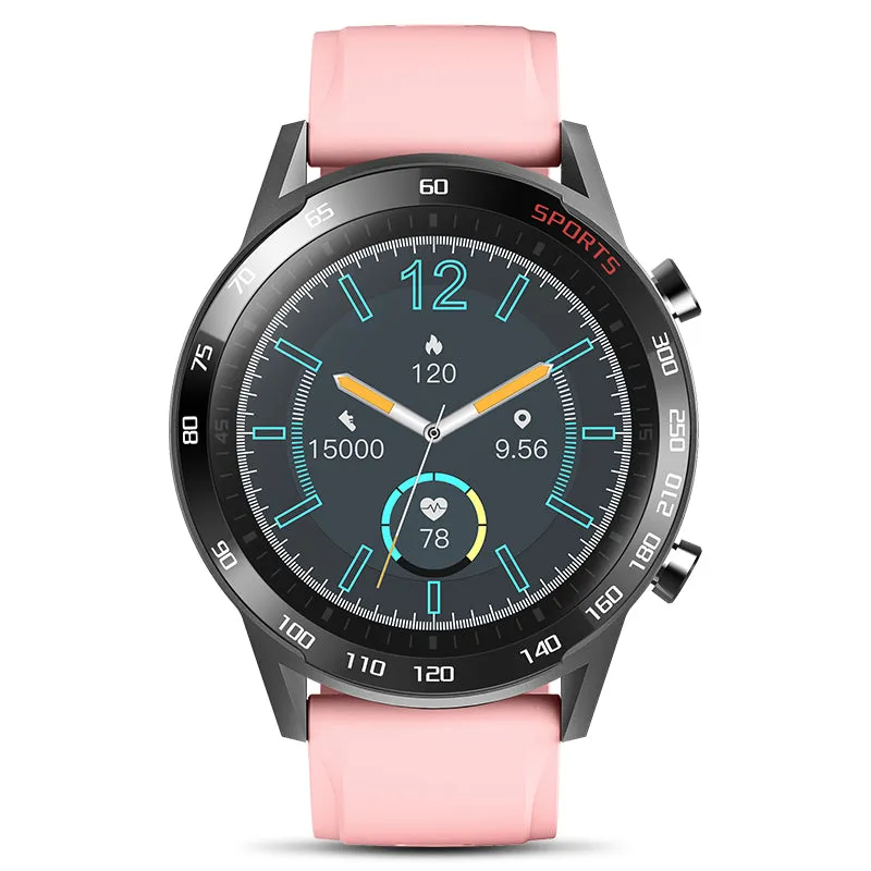 Smart Watch with  Body Temperature Measure WFDRD round  Heart Rate -Blood Pressure Tracker