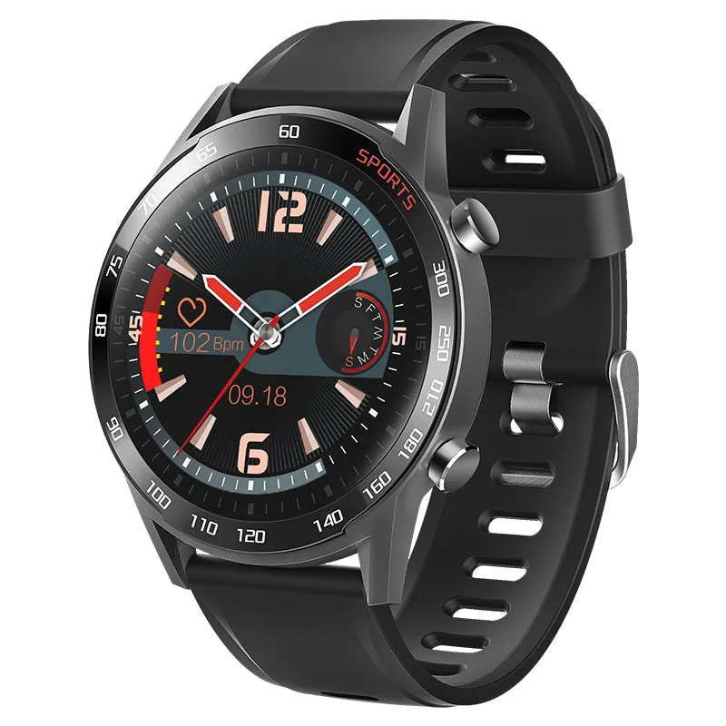 Smart Watch with  Body Temperature Measure WFDRD round  Heart Rate -Blood Pressure Tracker