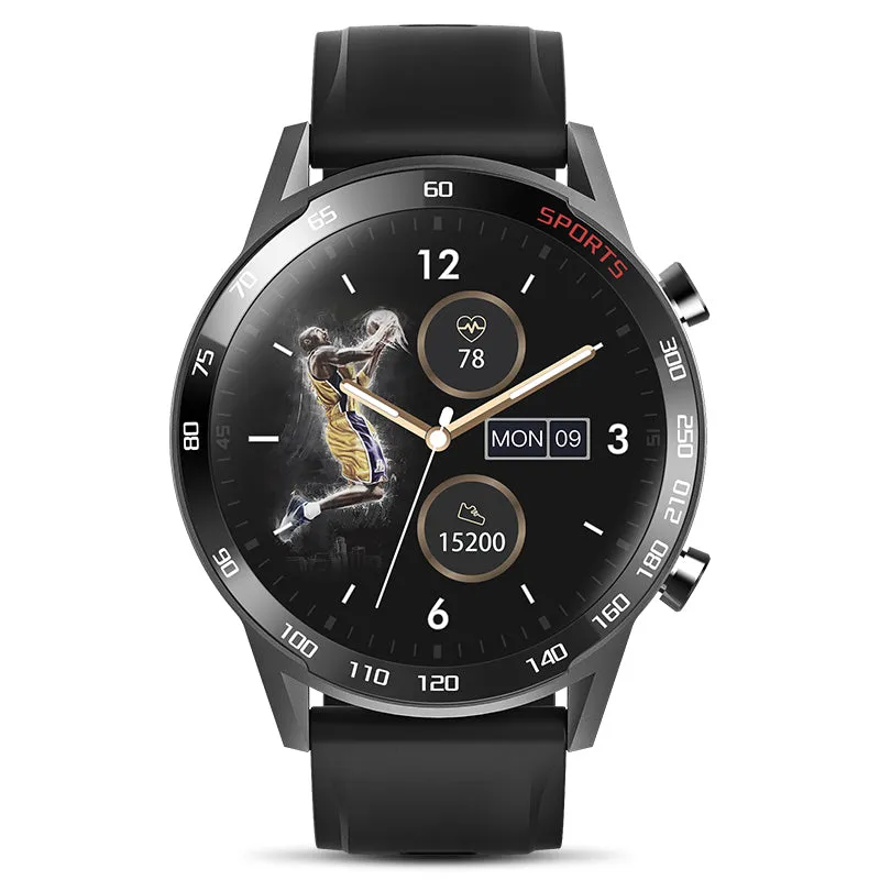 Smart Watch with  Body Temperature Measure WFDRD round  Heart Rate -Blood Pressure Tracker