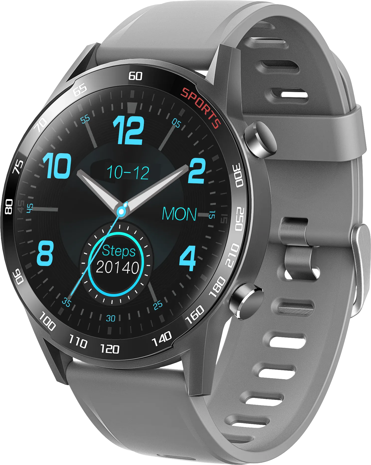 Smart Watch with  Body Temperature Measure WFDRD round  Heart Rate -Blood Pressure Tracker