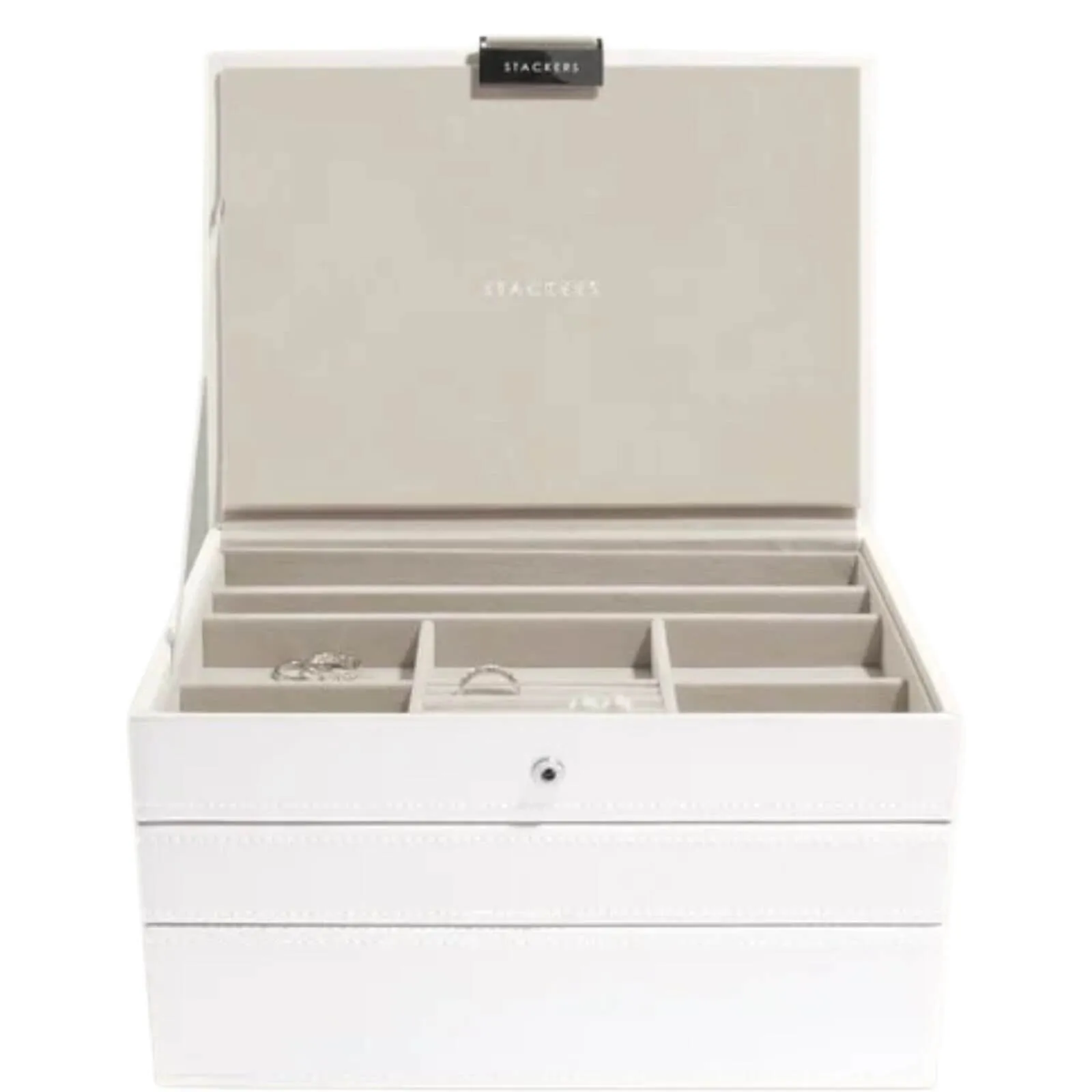 Stackers Classic Jewellery Box (Set) - White
