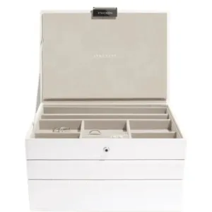 Stackers Classic Jewellery Box (Set) - White