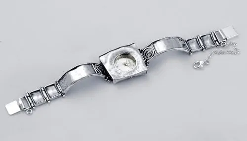 Sterling Silver 925 Watch Handcrafted Watch for Woman