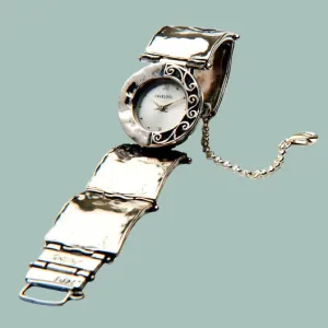 Sterling Silver 925 Watch Handcrafted Watch for Woman