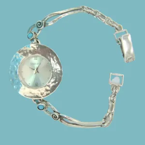 Sterling Silver Watch for woman Handcrafted Watches Japanese Myota