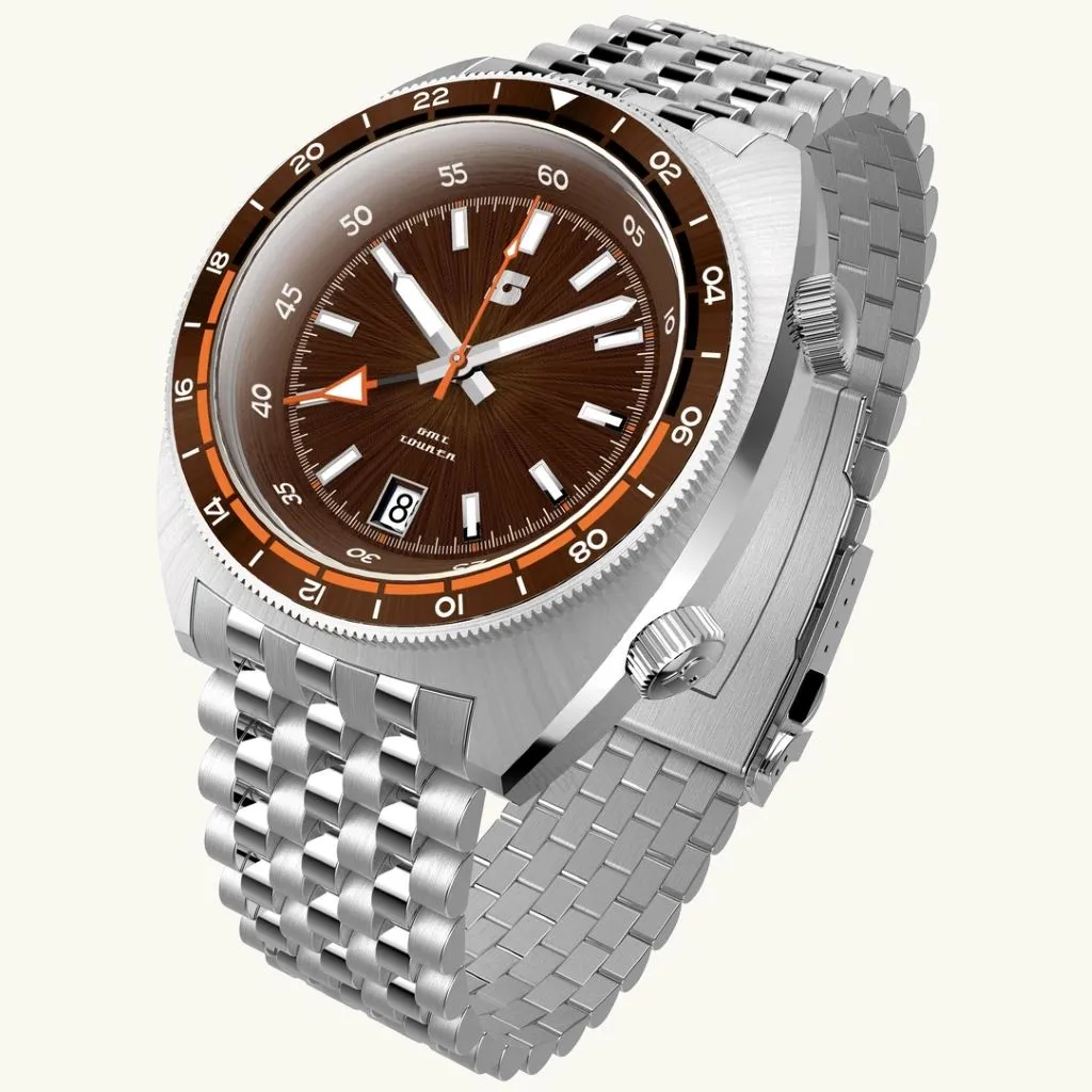 Straton Tourer GMT (Rust&nbsp;Brown) - Swiss&nbsp;Mvmt
