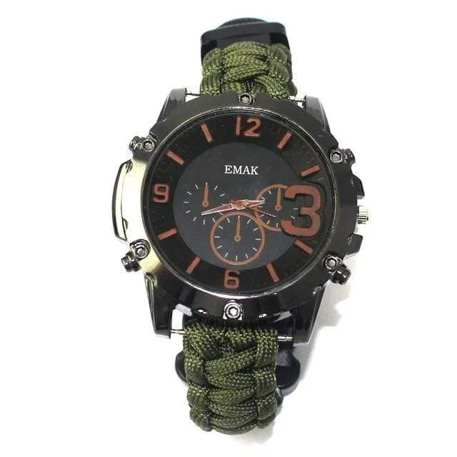 Tactical Rescue Paracord Watch