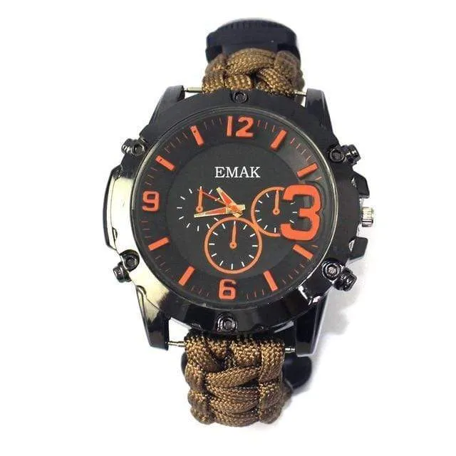 Tactical Rescue Paracord Watch