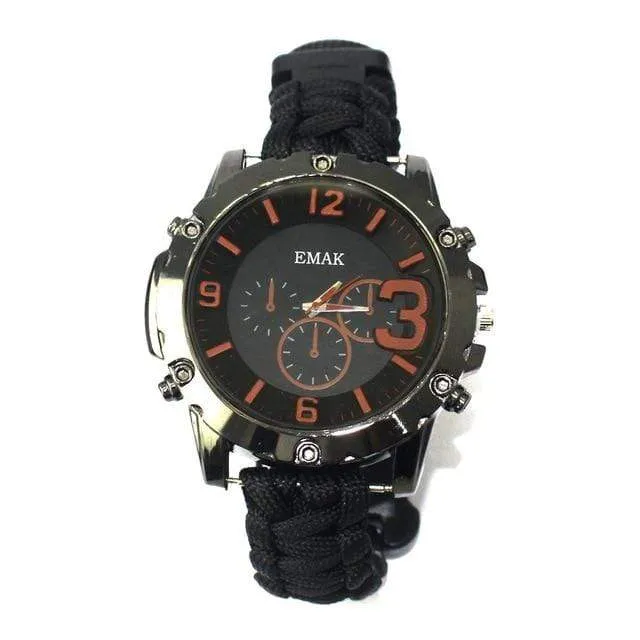 Tactical Rescue Paracord Watch