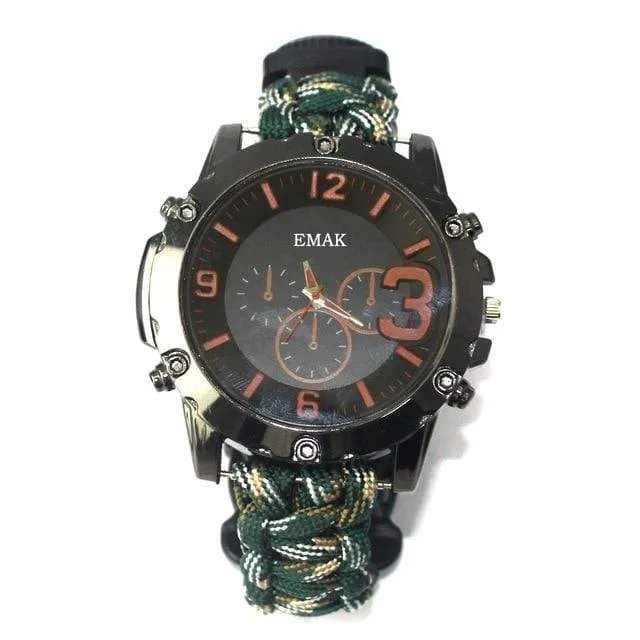 Tactical Rescue Paracord Watch