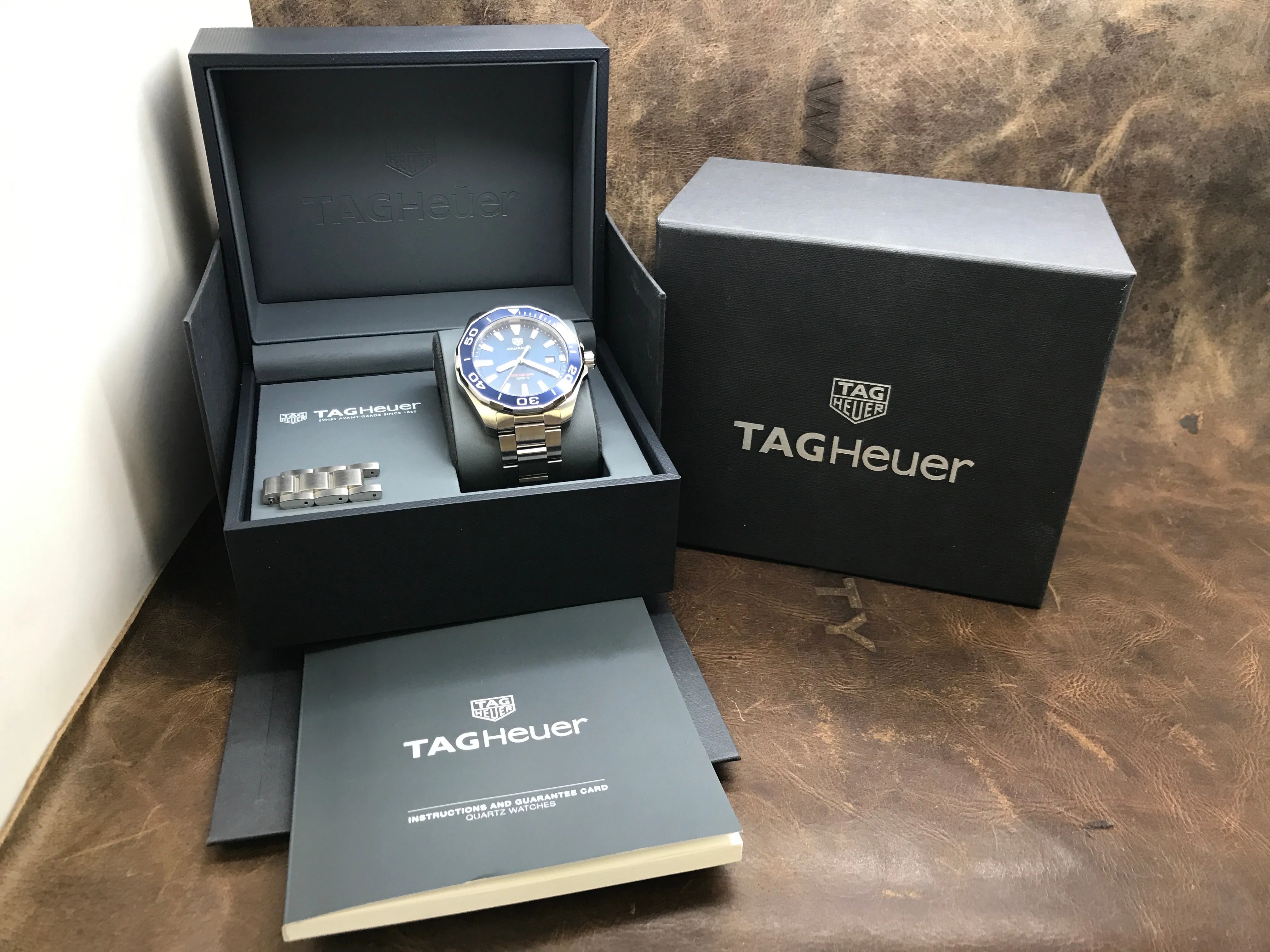 TAG Heuer Aquaracer WAY101C Blue Dial Quartz Men's Watch