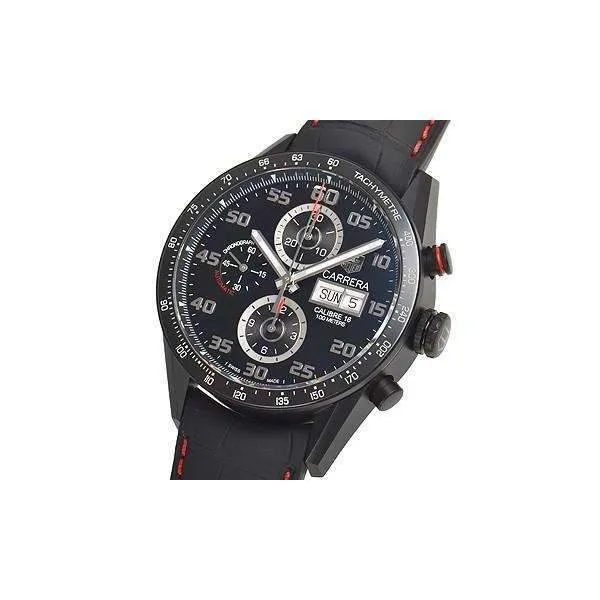 TAG HEUER CARRERA AUTOMATIC BLACK MEN WATCH CV2A81.FC6237