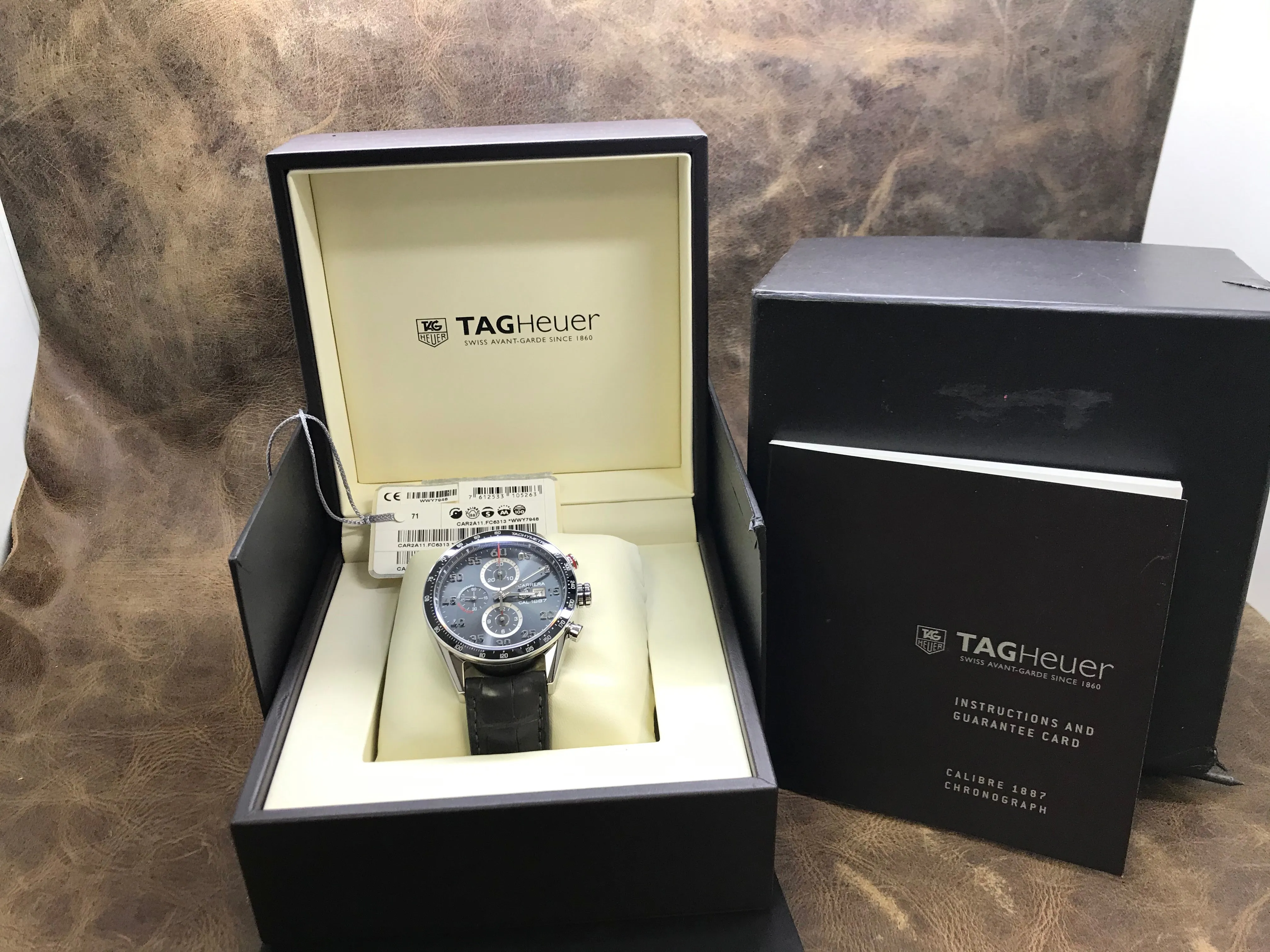 TAG Heuer Carrera CAR2A11 Grey Dial Automatic  Men's Watch