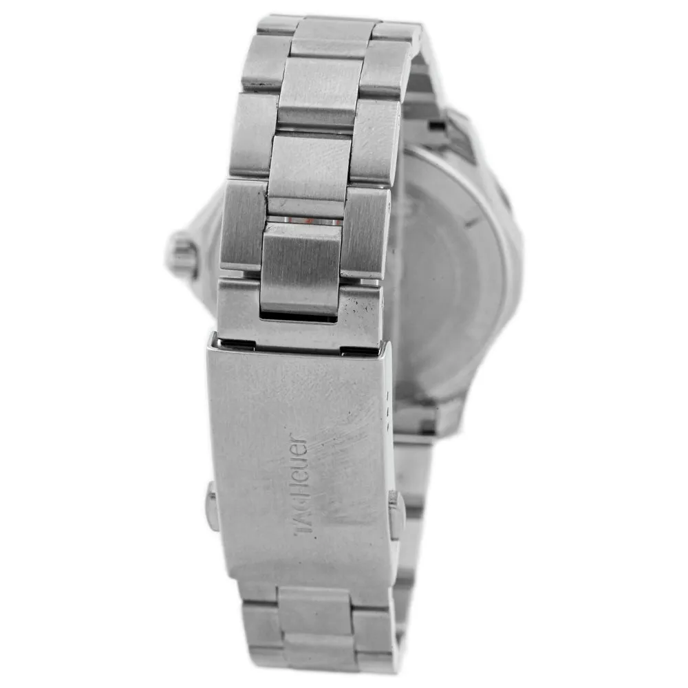 Tag Heuer Men's Aquaracer Stainless Steel 39mm Blue Stick Dial Watch Reference #: WAP1112.BA0831