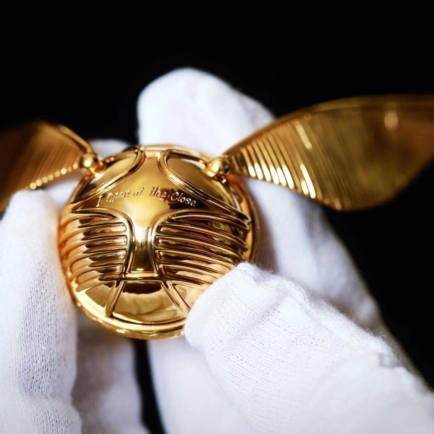 The Golden Snitch Ring Box