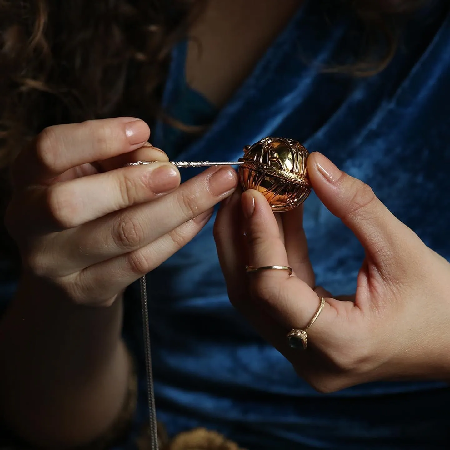 The Golden Snitch Ring Box