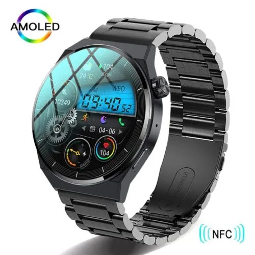 The Topic- Smart Watches for Men AMOLED 1.36 Multi-Dial IP55 Waterproof