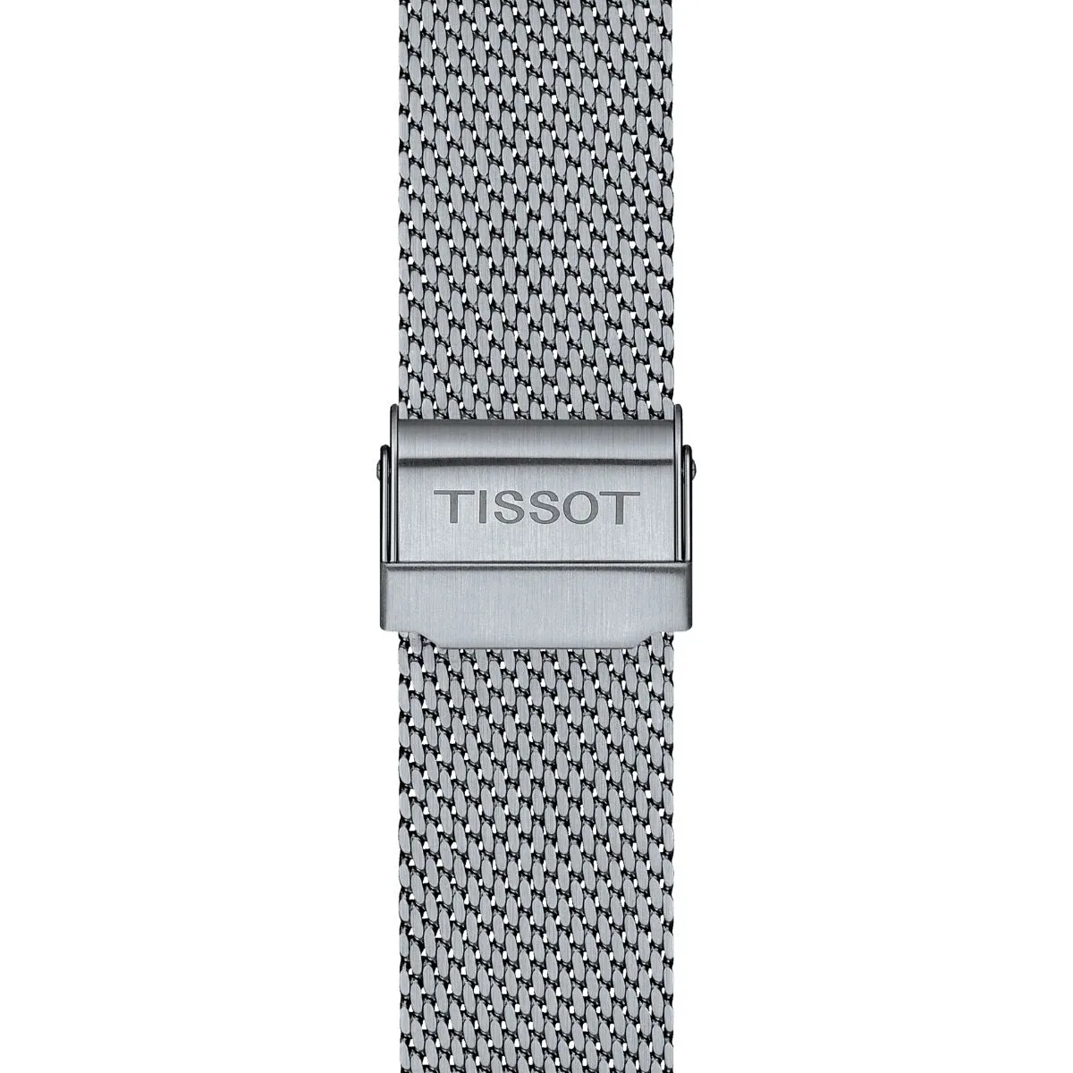 Tissot Everytime Mens Stainless Steel Green Dial Mesh Strap Watch