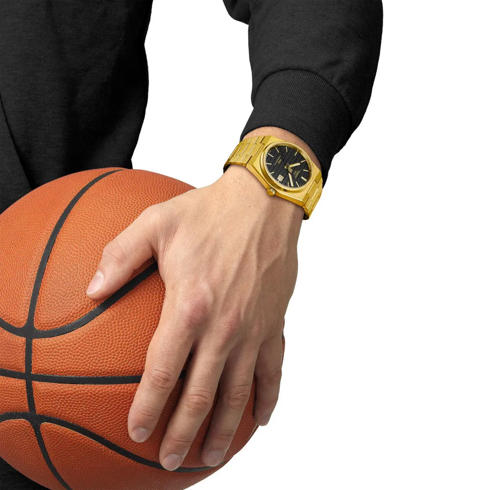 Tissot  PRX Damian Lillard Powermatic 80 (40mm) Gold Tone Black Dial Watch