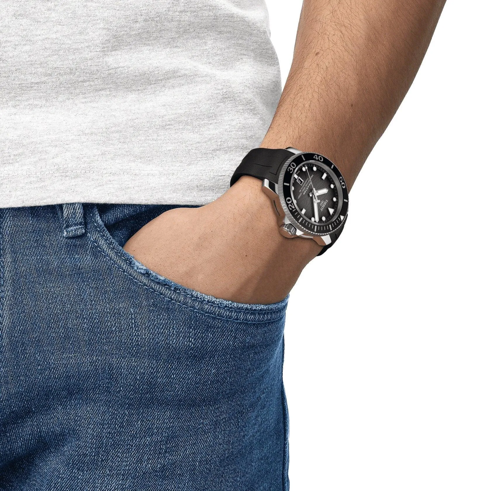 Tissot Seastar 2000 Professional Powermatic 80 Automatic Men's Watch T1206071744100