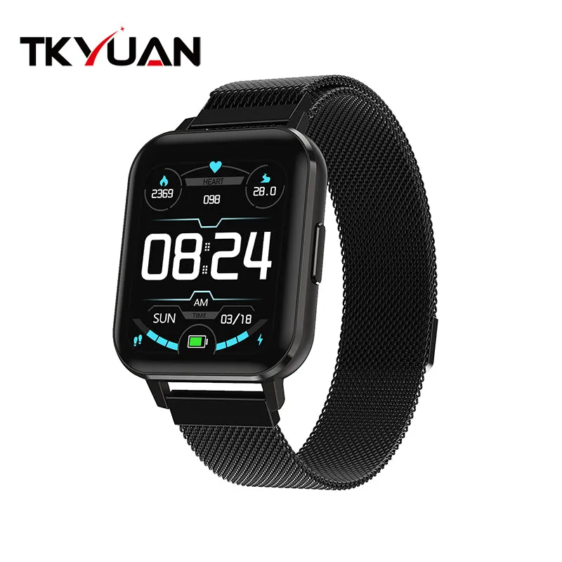 Tkyuan 1.78 Inch Big Dtx Smartwatch 420*485 Resolution ECG Health Monitoring Ip68 Waterproof Weather Forecast Smart Watch