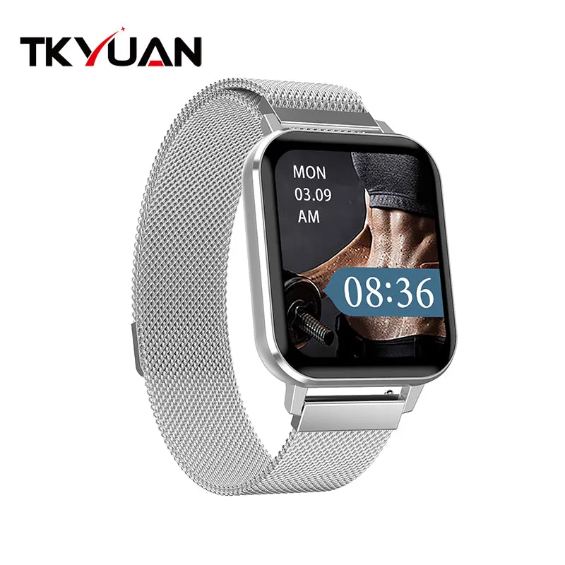 Tkyuan 1.78 Inch Big Dtx Smartwatch 420*485 Resolution ECG Health Monitoring Ip68 Waterproof Weather Forecast Smart Watch