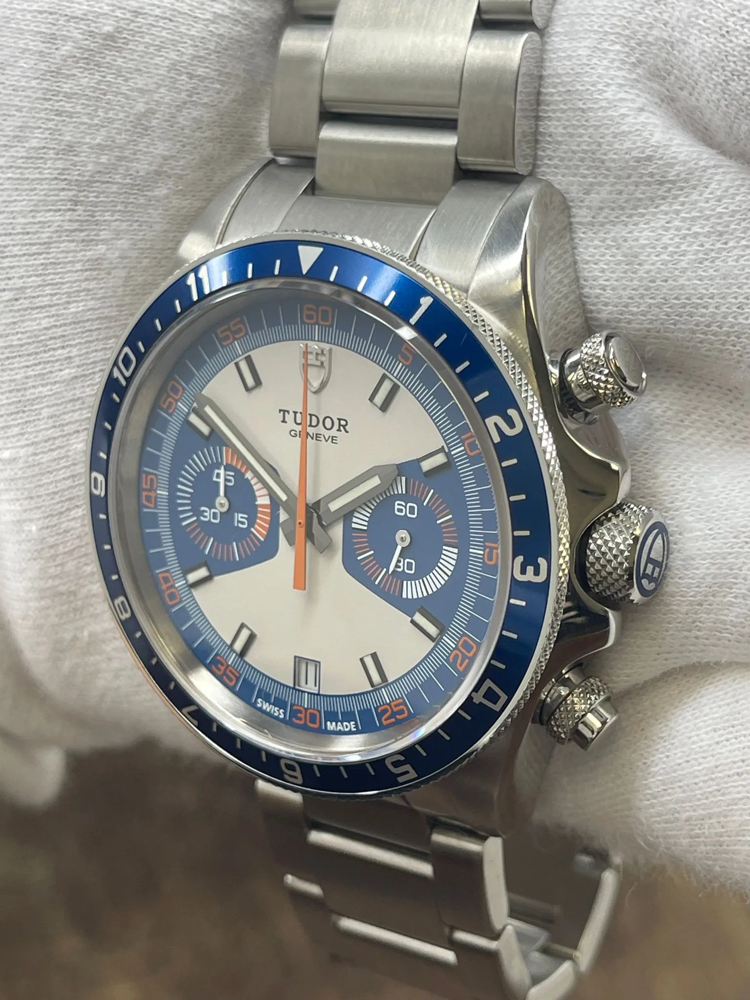 Tudor Heritage Chrono 70330B Blue Dial Automatic Men's Watch