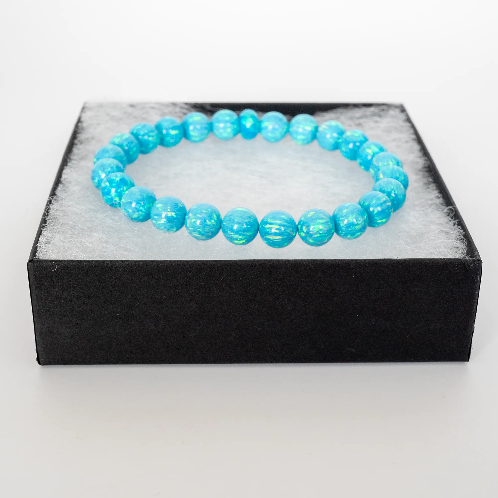 Turquoise Opal Beaded Bracelet