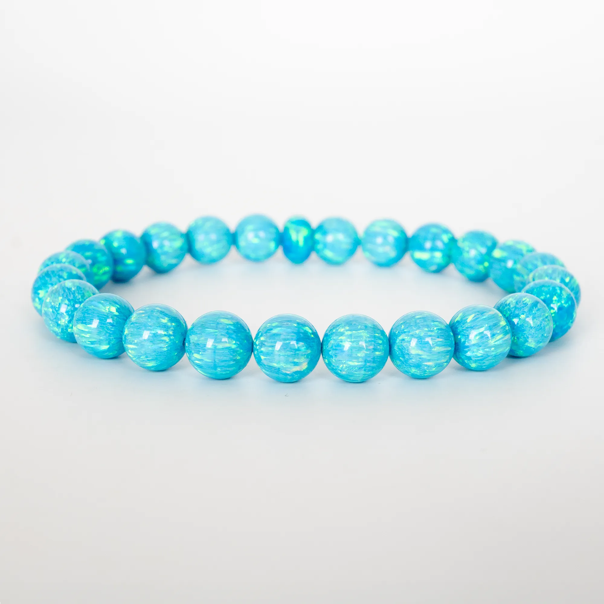 Turquoise Opal Beaded Bracelet