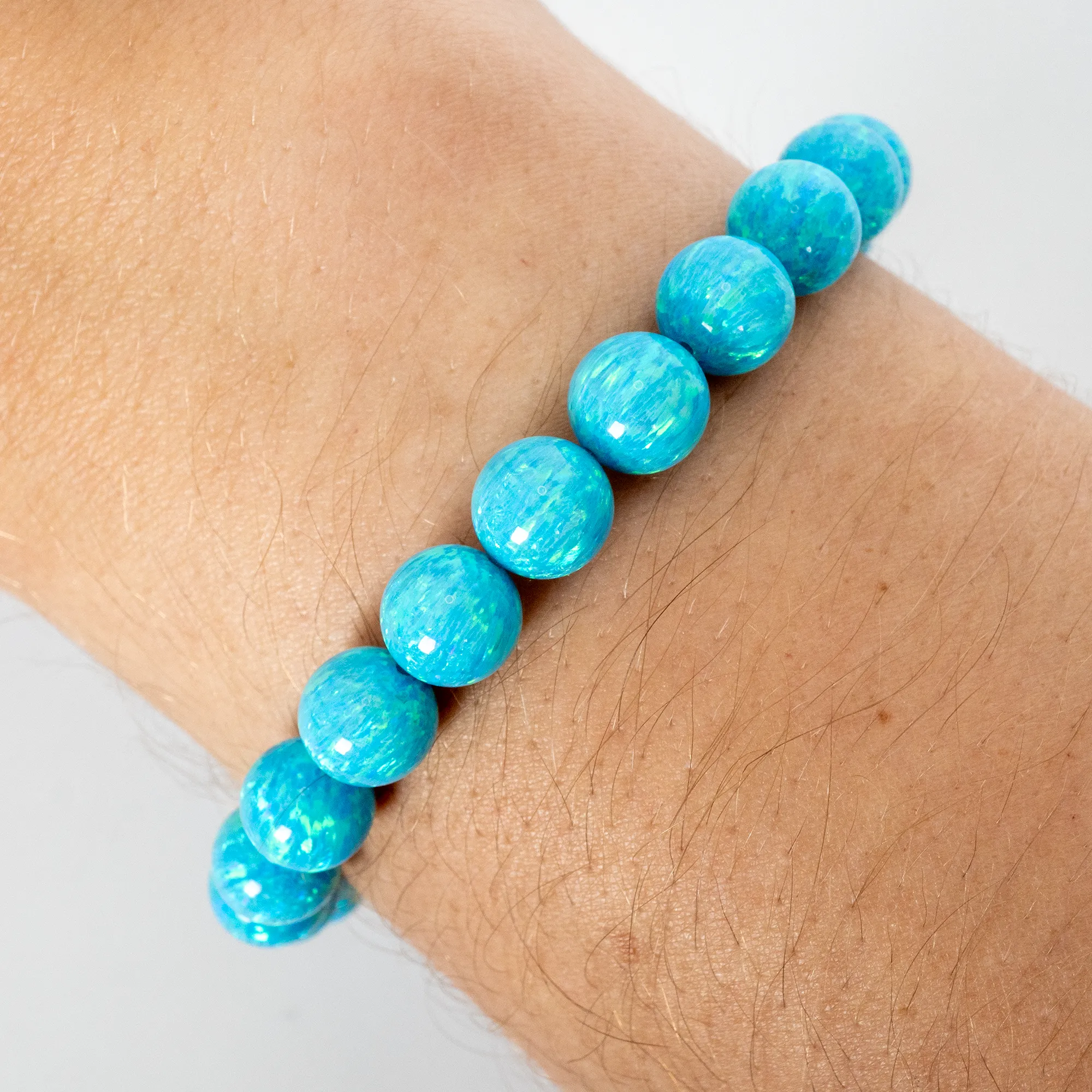 Turquoise Opal Beaded Bracelet
