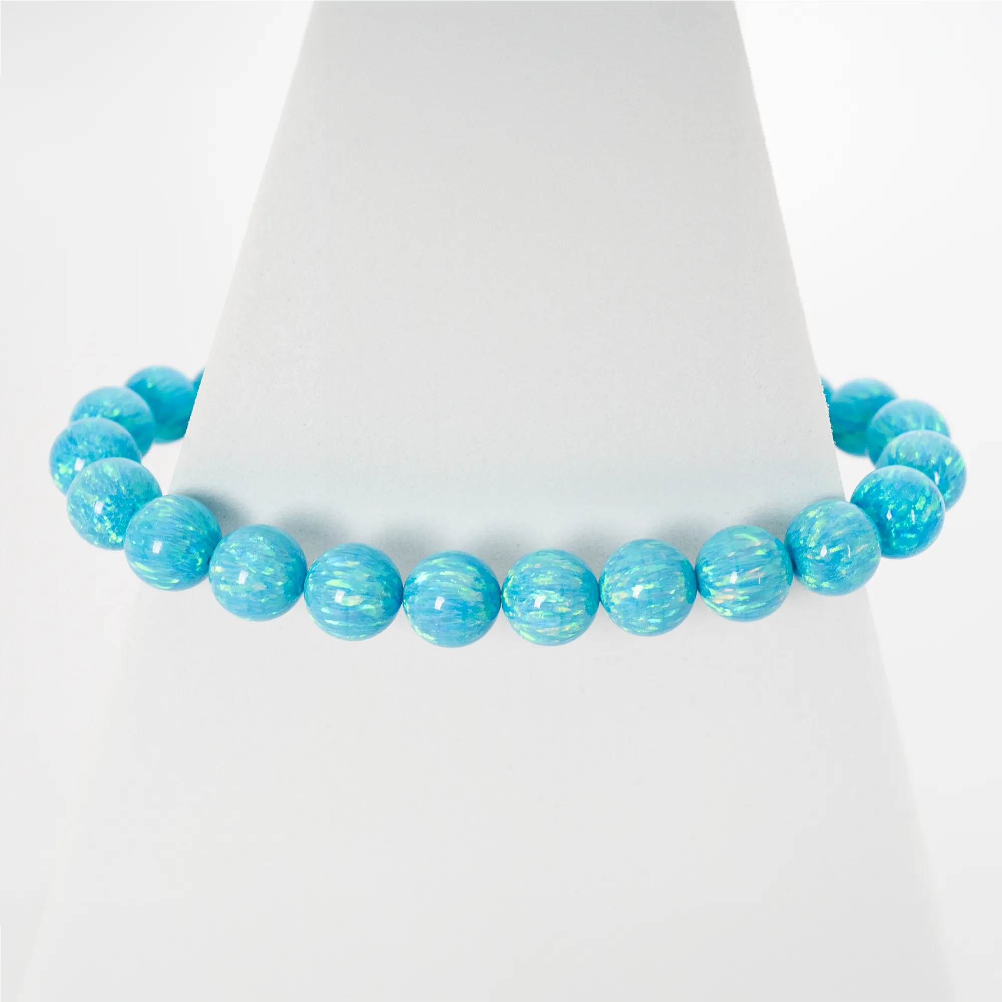 Turquoise Opal Beaded Bracelet