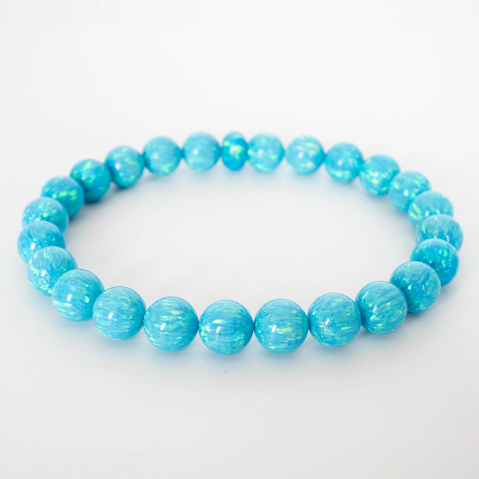 Turquoise Opal Beaded Bracelet