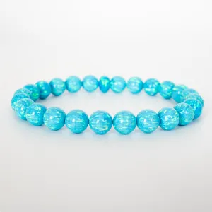 Turquoise Opal Beaded Bracelet