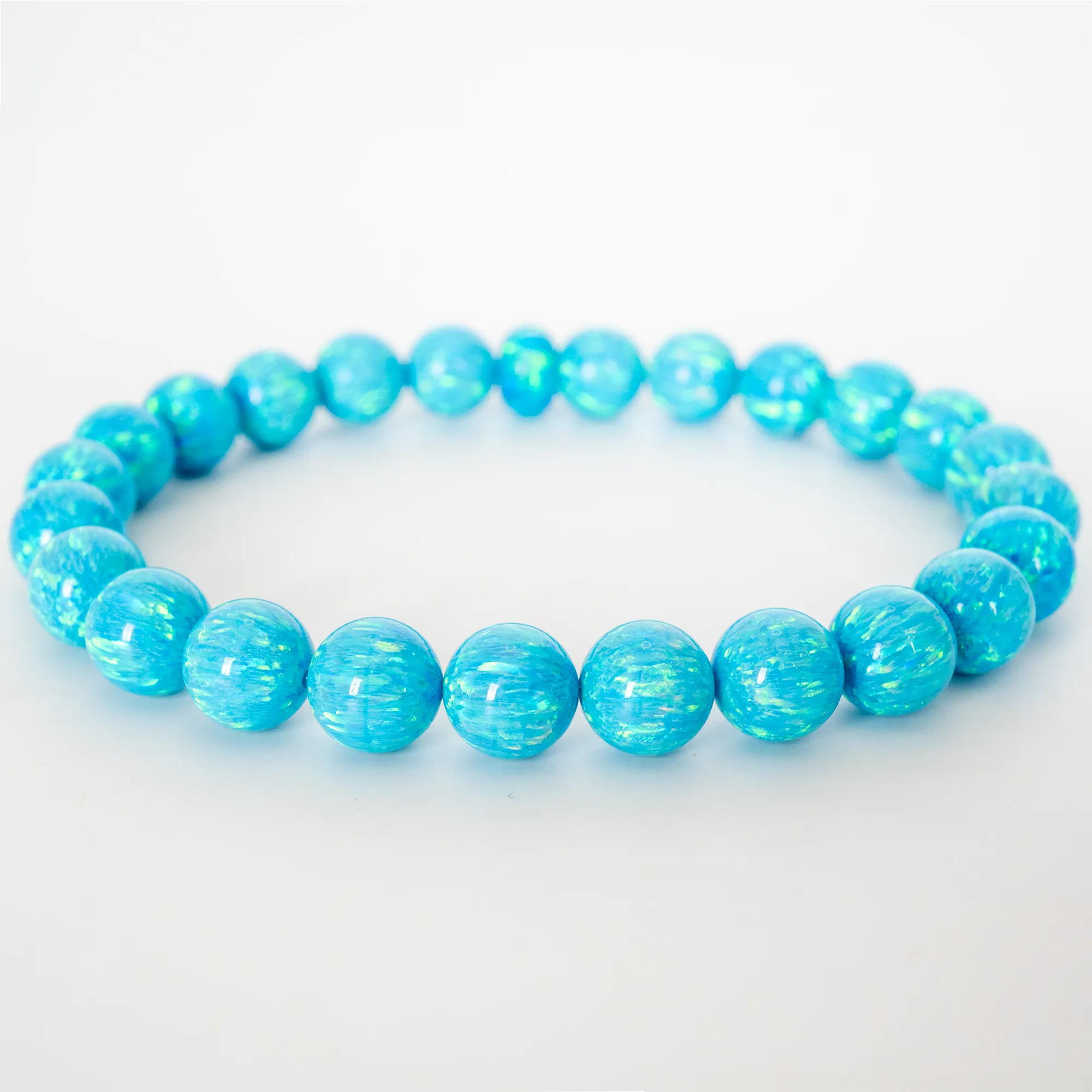 Turquoise Opal Beaded Bracelet
