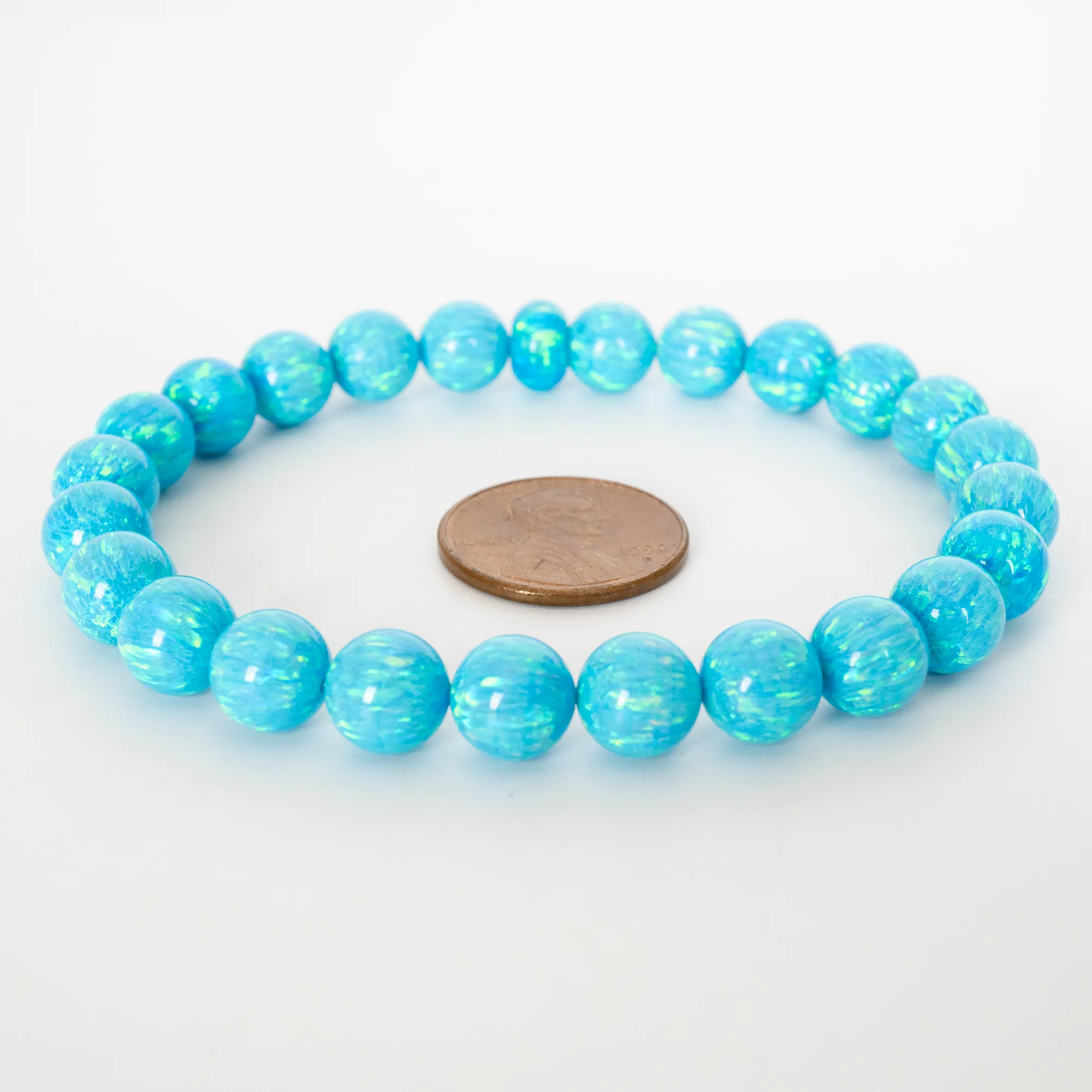 Turquoise Opal Beaded Bracelet