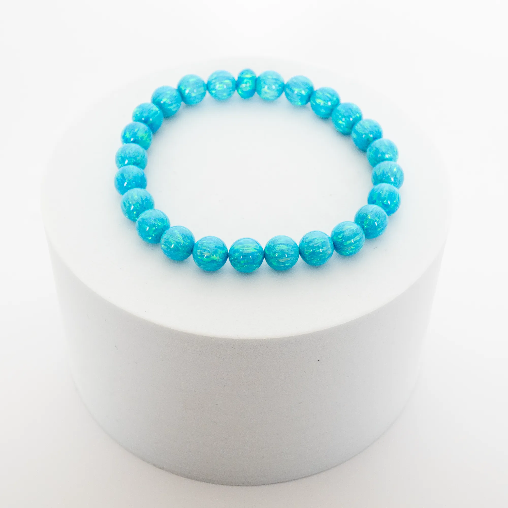 Turquoise Opal Beaded Bracelet