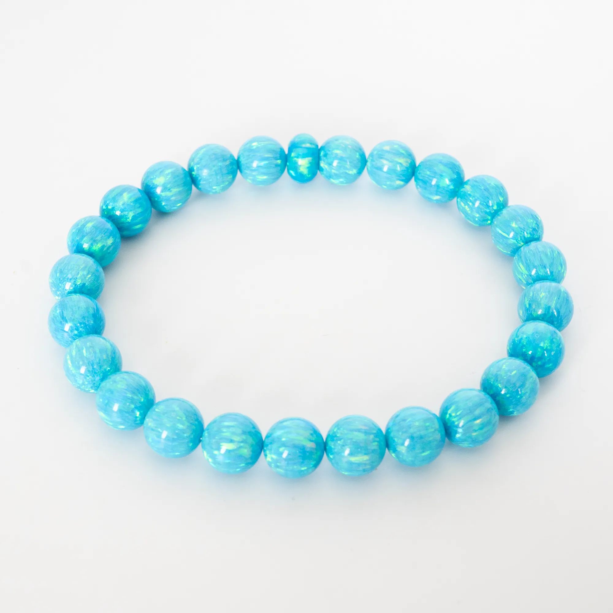 Turquoise Opal Beaded Bracelet