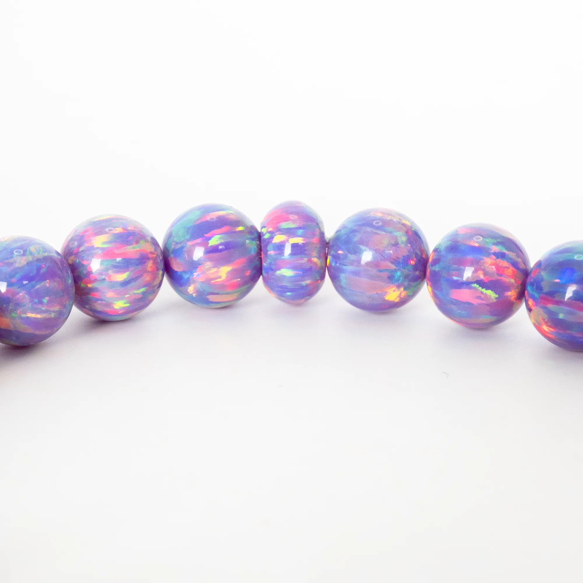 Ultra Violet Opal Beaded Bracelet
