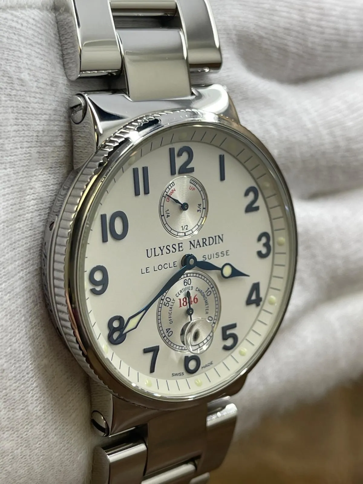 Ulysse Nardin Maxi Marine Chronometer 263-66 White Dial Automatic Men's Watch