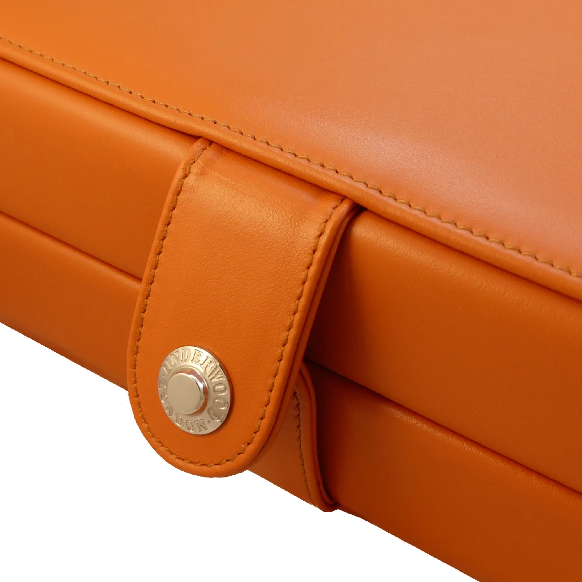 Underwood (London) - 2-Unit Watch Storage Case in Tan Leather