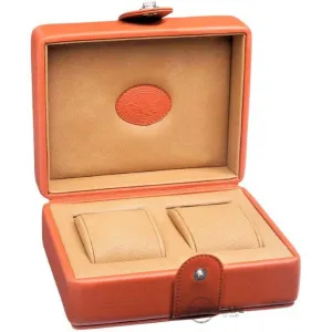 Underwood (London) - 2-Unit Watch Storage Case in Tan Leather