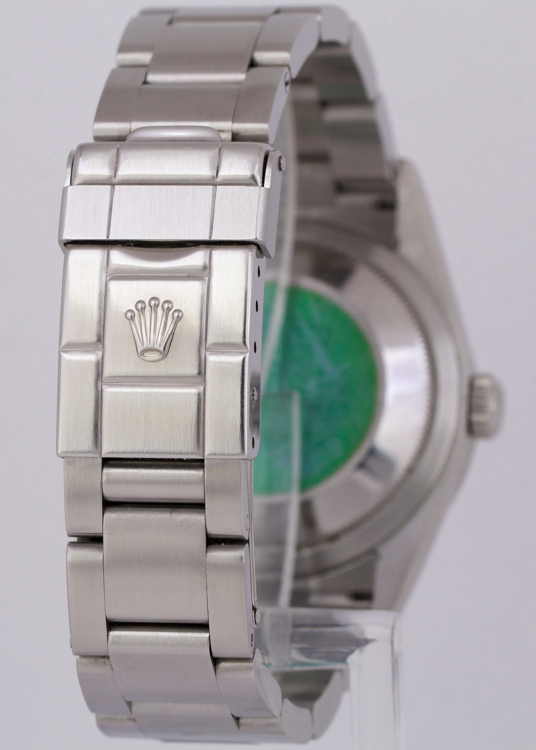 UNPOLISHED Rolex Explorer I Black 36mm 3-6-9 Stainless Steel Oyster Watch 114270