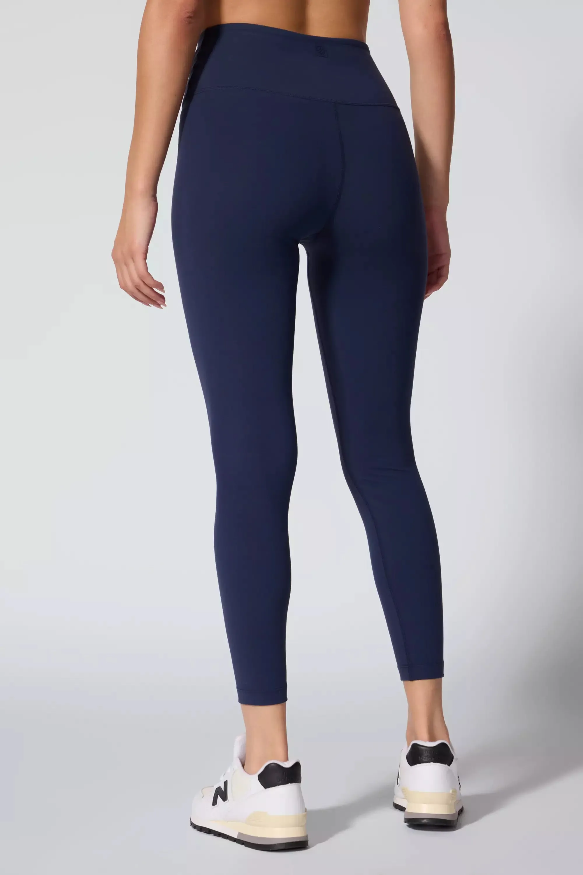 Velocity Embroidered Legging - Deep Navy